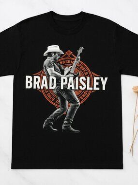 Brad Paisley Country Music Guitar T-Shirt – Vintage Western Graphic Tee